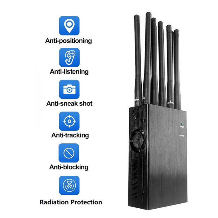 Portable handheld 10 Channel Antennas GSM 2 3 4 5G WIFI GPS Signal Device