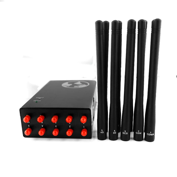 Portable handheld 10 Channel Antennas GSM 2 3 4 5G WIFI GPS Signal Device