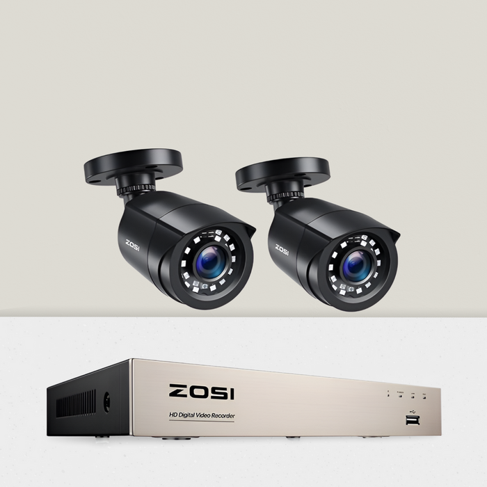 Outdoor 2-8 Camera CCTV Surveillance System