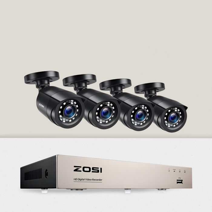 Outdoor 2-8 Camera CCTV Surveillance System