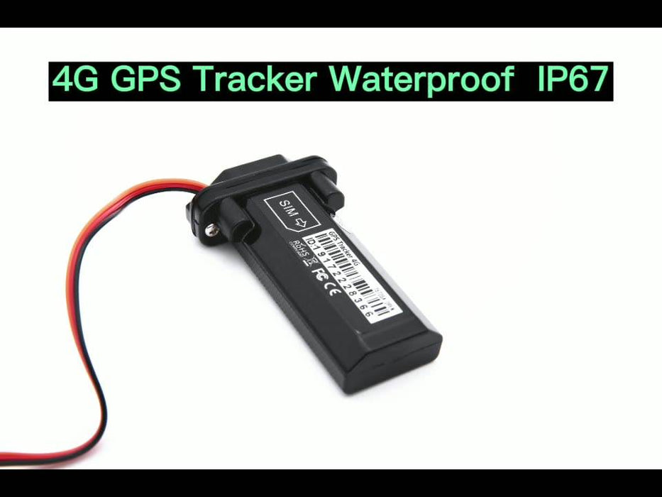 High AccuracyACC Ignition Detection Mini Waterproof 4G dc Vehicle GPS TrackerPopular