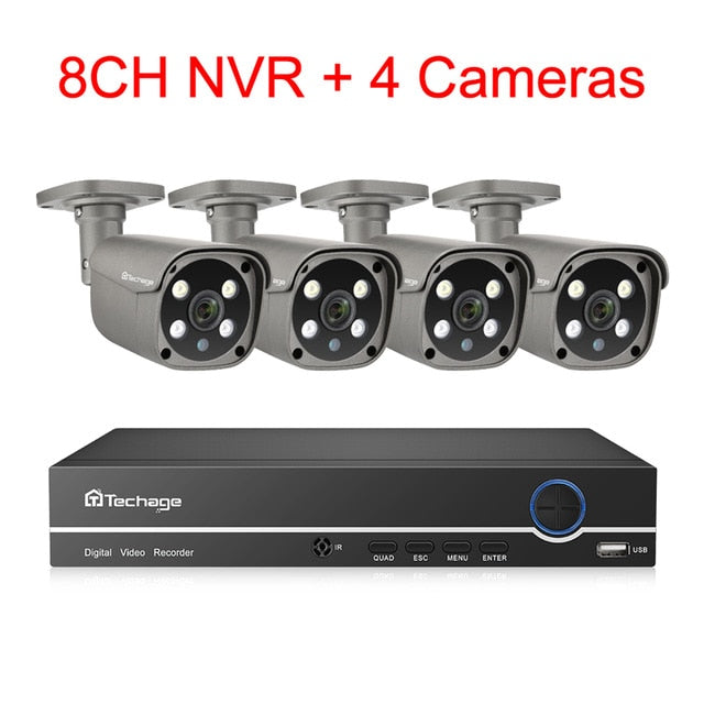 Outdoor Video Surveillance IP Camera Set