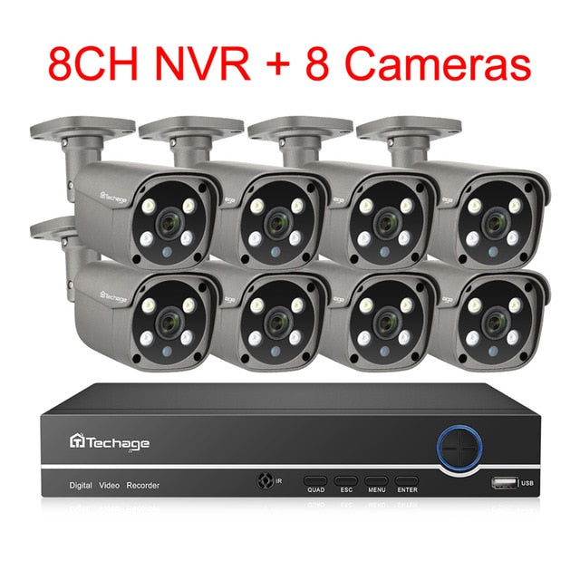 Outdoor Video Surveillance IP Camera Set