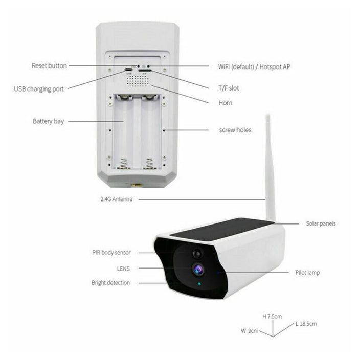 Two Way Audio Outdoor Waterproof Surveillance Camera