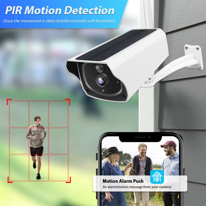 Outdoor Wireless Solar IP Security Camera