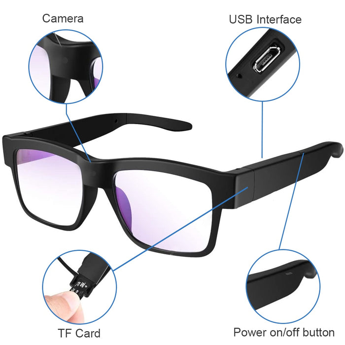 Wearable Hidden Camera Glasses